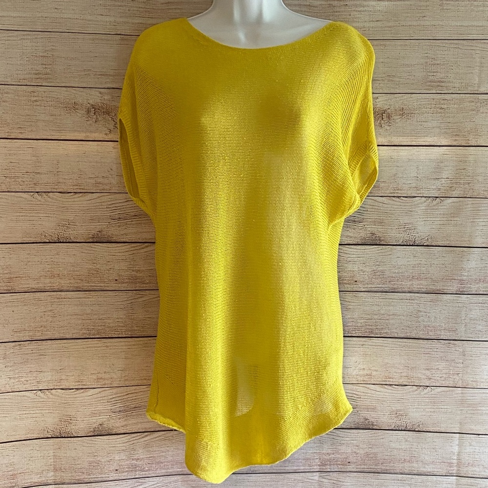 Mustard Eileen Fisher Blouse